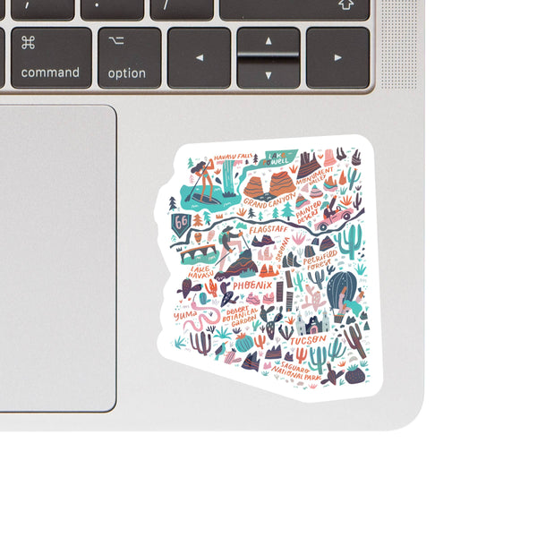 All About AZ Holographic Vinyl Sticker