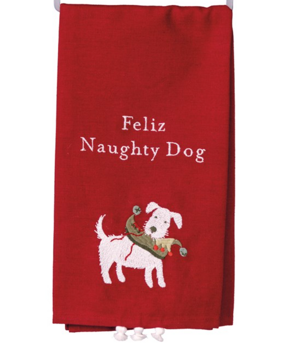 Feliz Naughty Dog Kitchen Towel