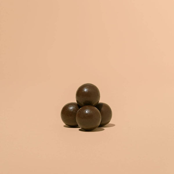 Malt Balls Covered in Dark Milk Chocolate