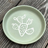 Prickly Pear Cactus Mini Pet Bowl or Coaster