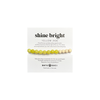 Shine Bright Diffuser Bracelet  |  Yellow Jade Aromatherapy Bracelet