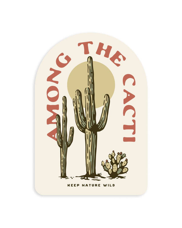 Among the Cacti | Sticker