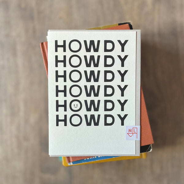 Happy Little Howdy Greeting Card