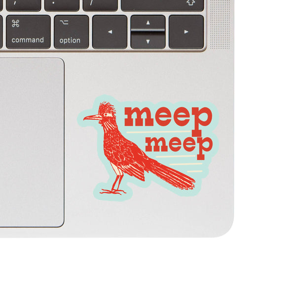 Roadrunner Bird Cute Meep Desert Vinyl Sticker