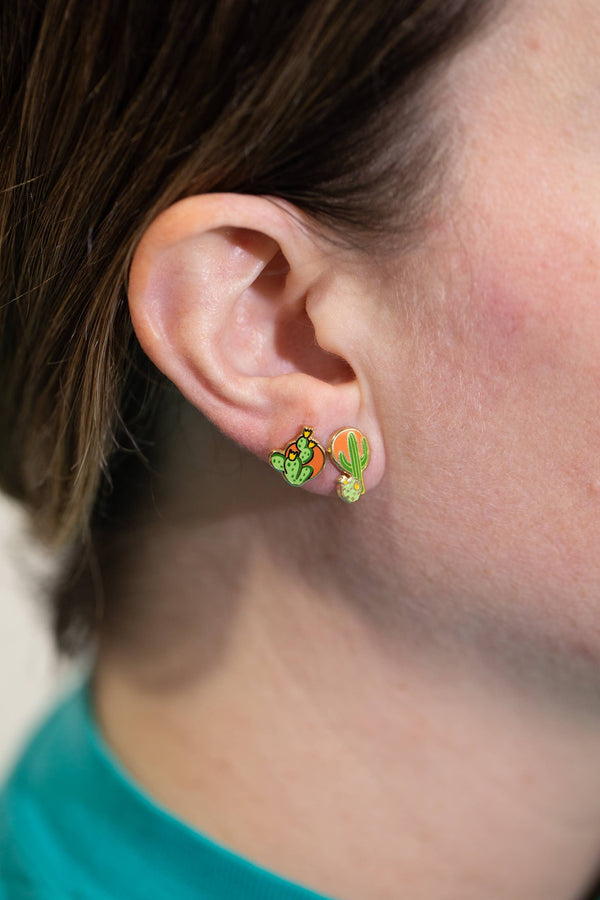 Cactus Sunset Earrings