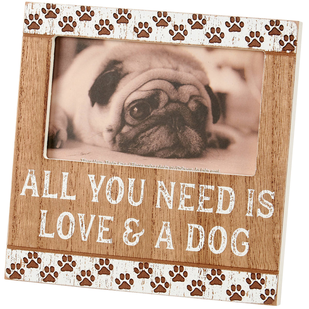 Love And A Dog Photo Frame