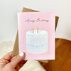 Happy Birthday Cake Birthday Card