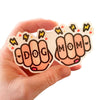 Tattoo Dog Mom Knuckles Vinyl Sticker  