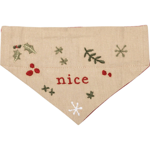 Naughty/Nice Small Collar Bandana