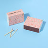 Confetti Ribbons Matchbox with Colorful Matchsticks