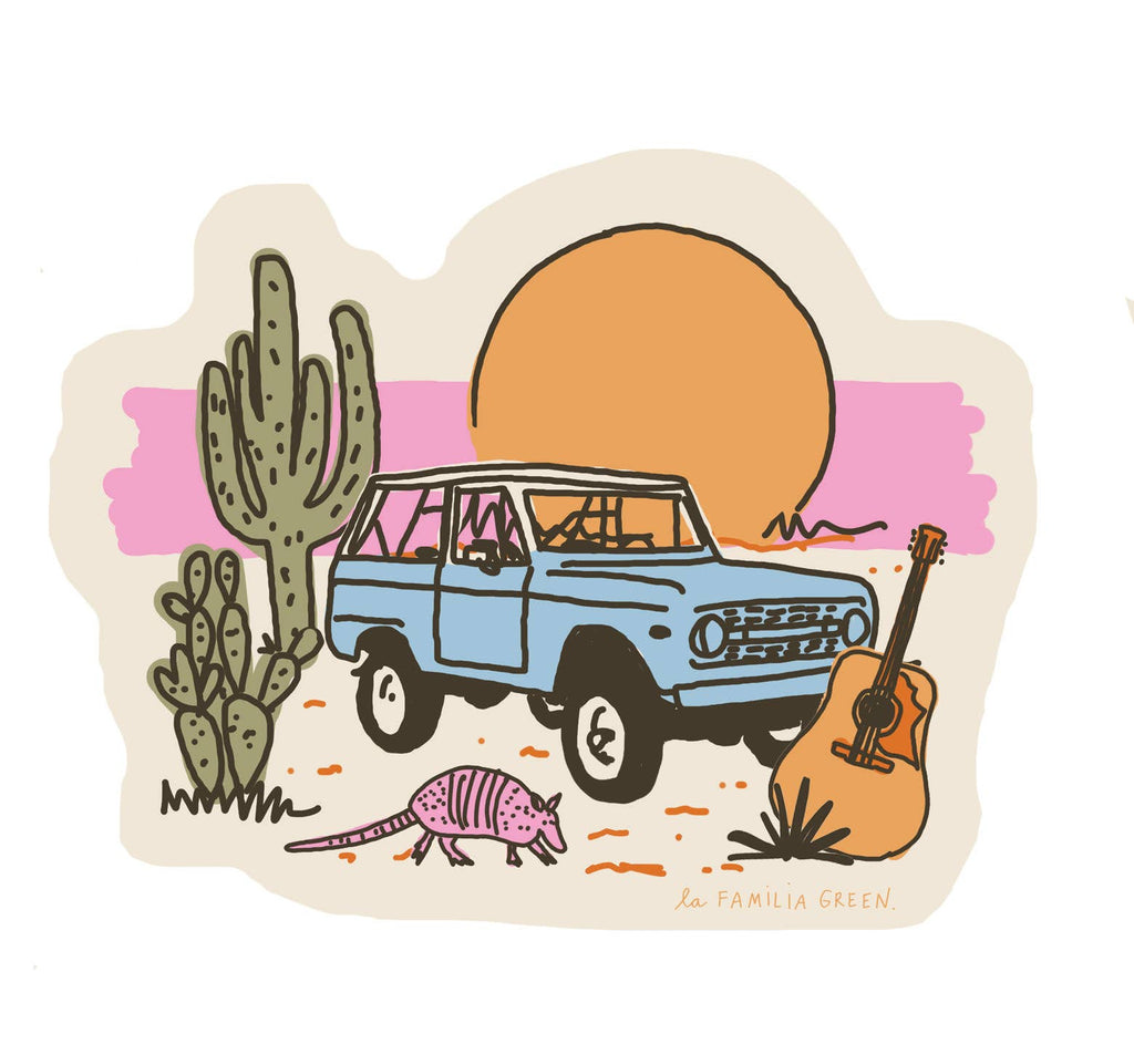 Desert Bronco Sticker