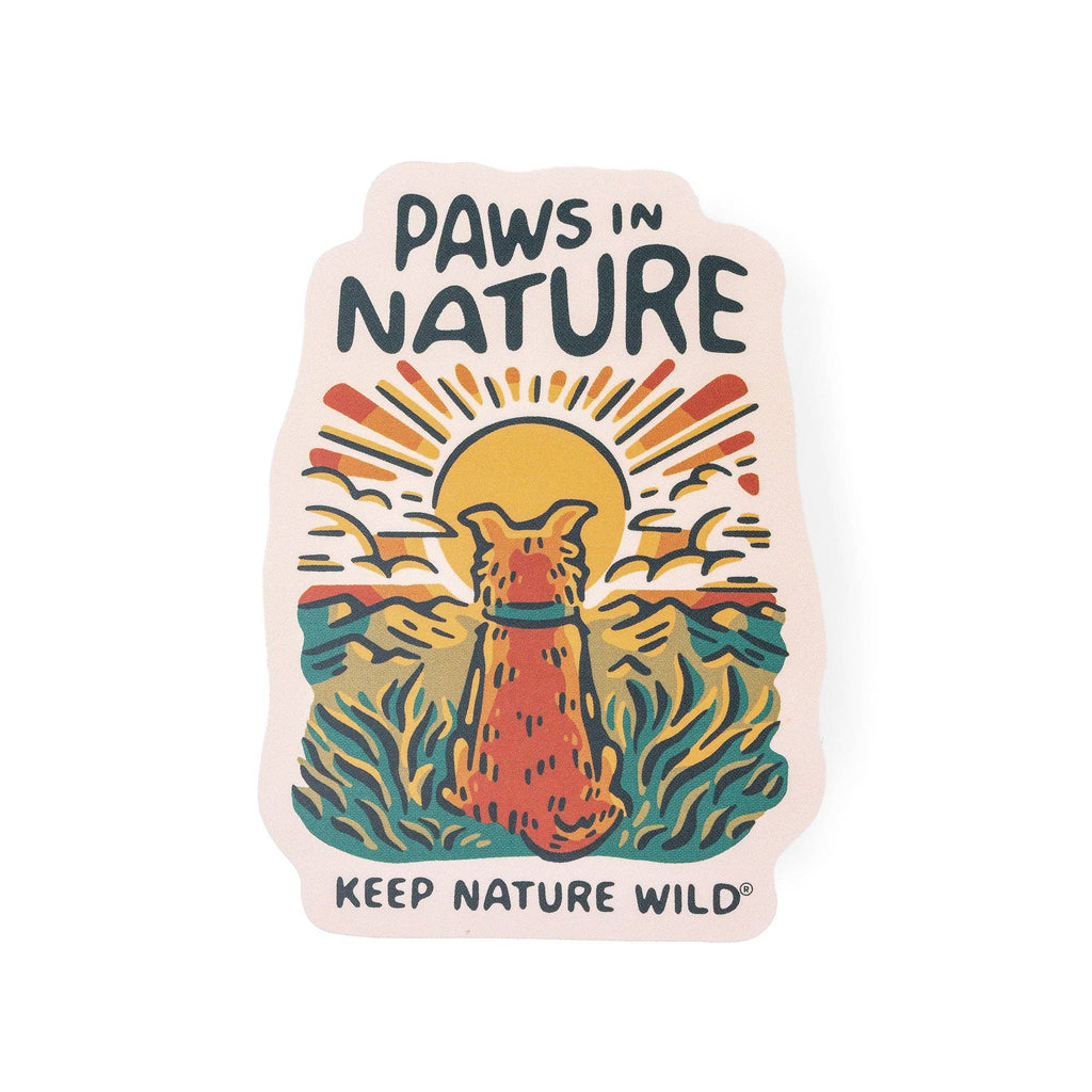 Dog Paws in Nature Sticker