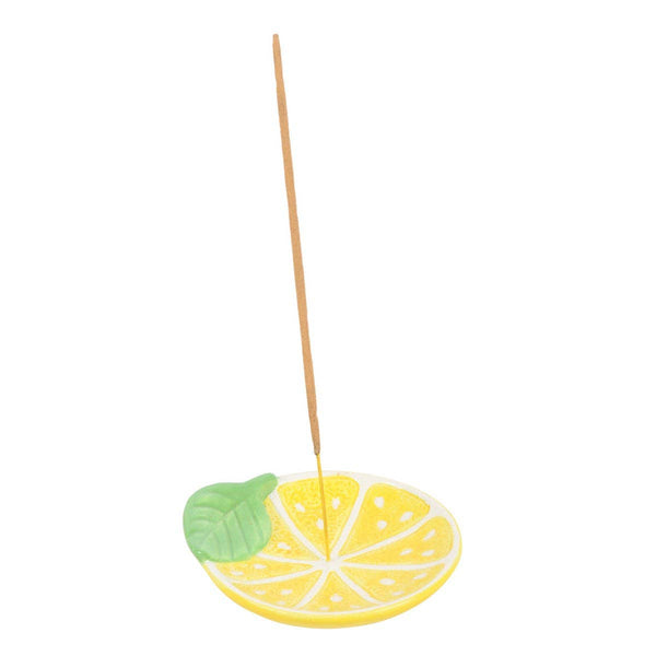 Lemon Slice Ceramic Incense Holder