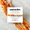 Soul on Fire Diffuser Bracelet  |  Carnelian Aromatherapy Bracelet