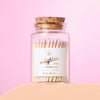 Lux Mini Match Corked Vial Colored Matchsticks