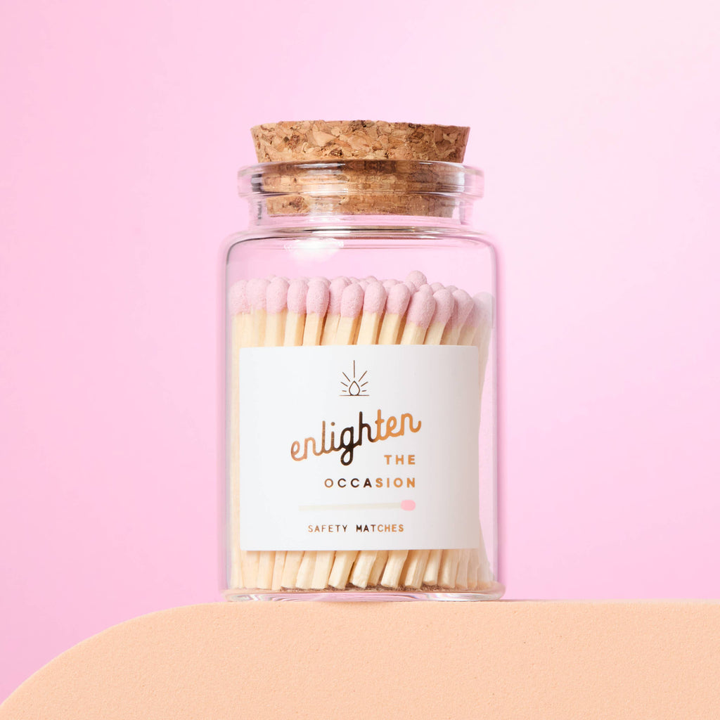 Lux Mini Match Corked Vial with Colored Matchsticks