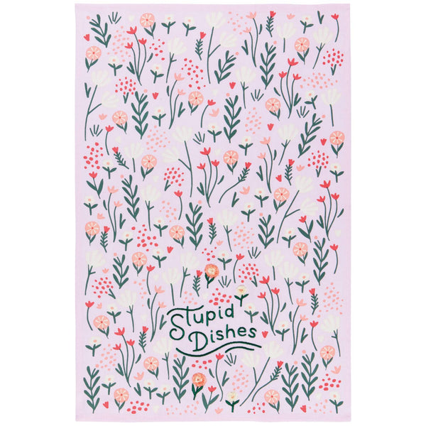 Stupid Dishes Dishtowel