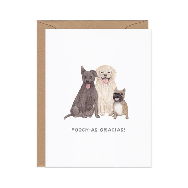 Pooch-as Gracias — Thank You Card