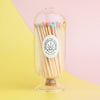 Match Cloche with Confetti Mix Matchsticks