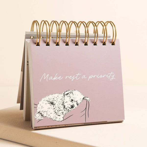 Be More Dog Desktop Flip Chart