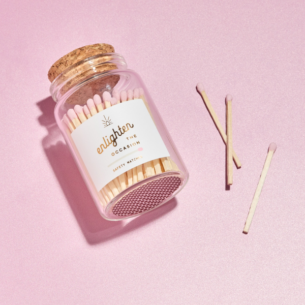 Lux Mini Match Corked Vial with Colored Matchsticks