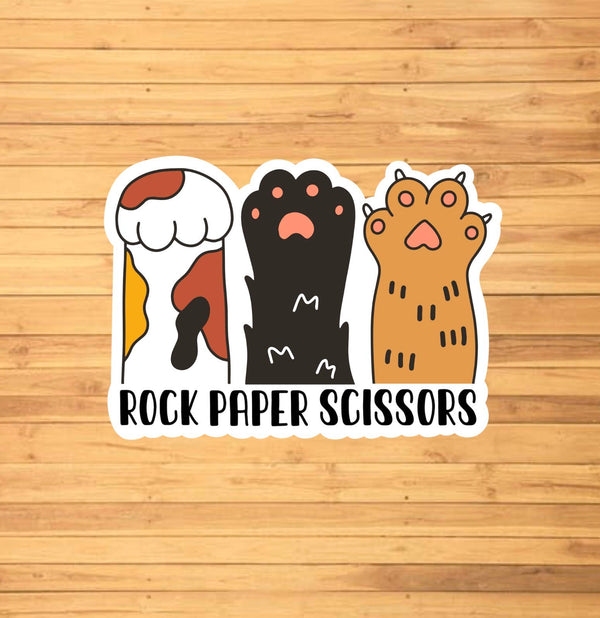 Rock Paper Scissors Sticker