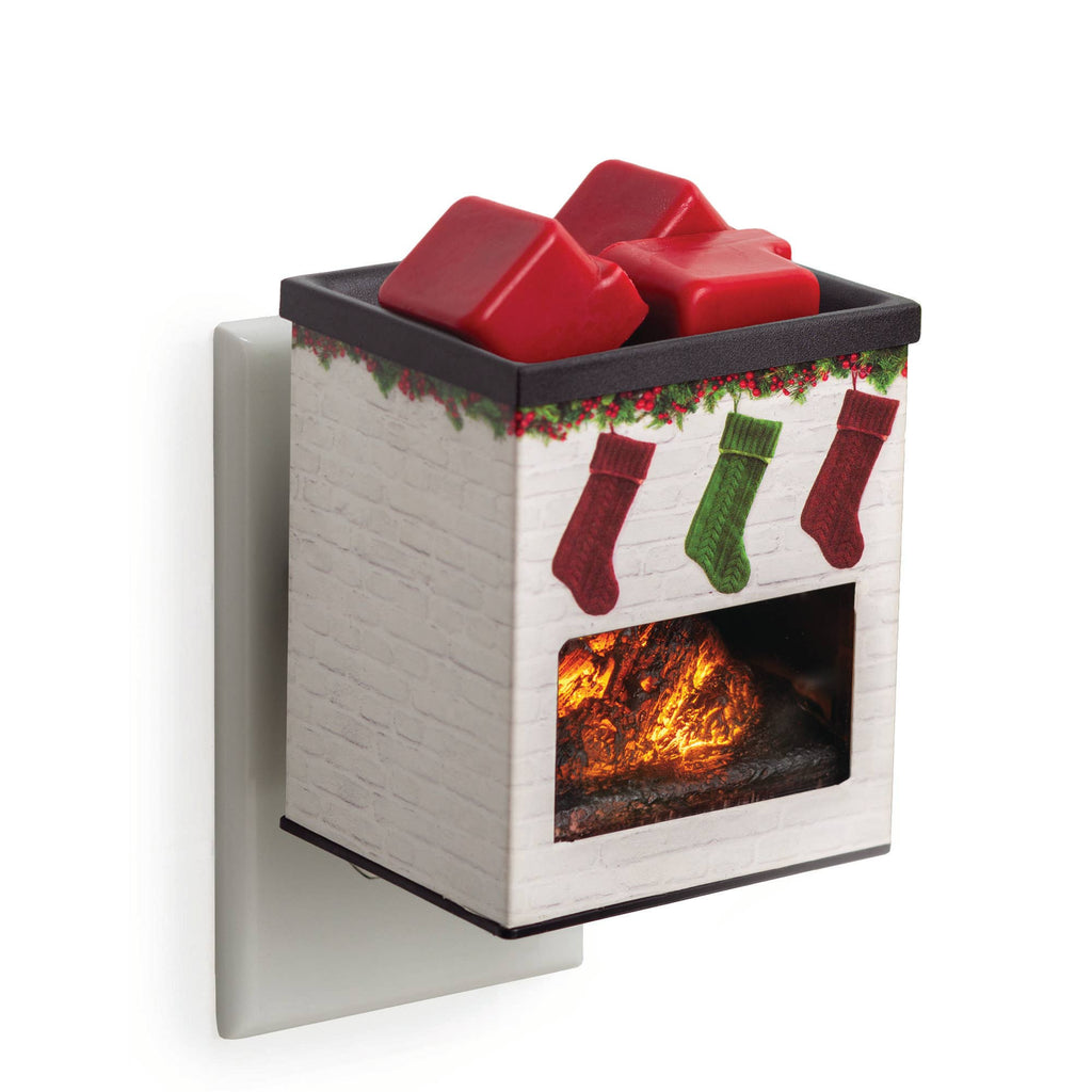 Fireplace Holiday Pluggable Fragrance Warmer