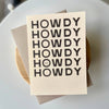 Happy Little Howdy Greeting Card