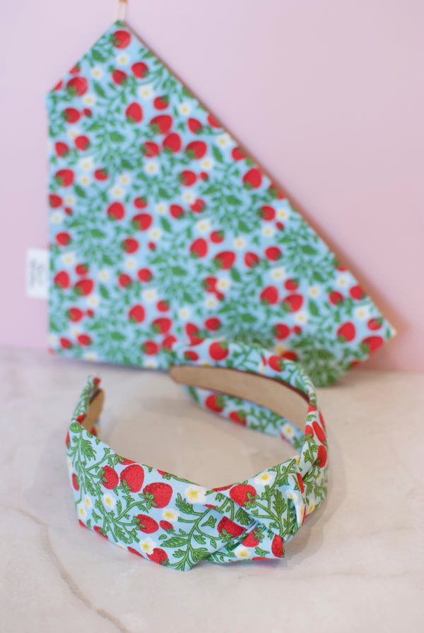 Sweet Strawberries Headband