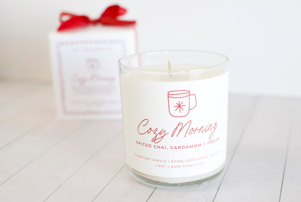 Cozy Morning | Spiced Chai, Cardamom + Cream Soy Candle