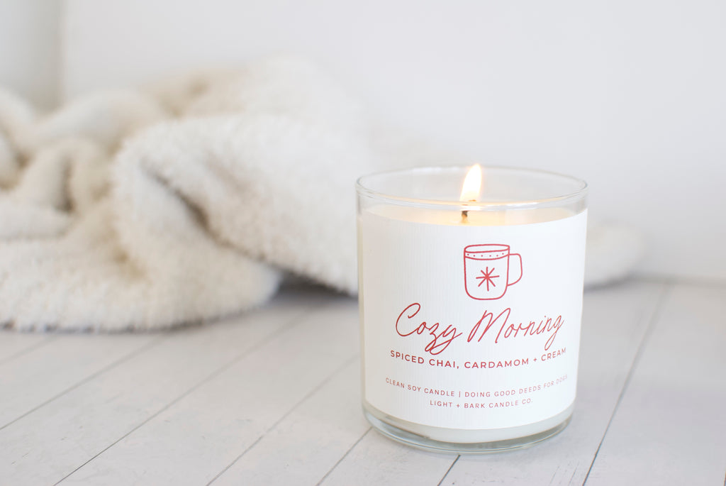 Cozy Morning | Spiced Chai, Cardamom + Cream Soy Candle