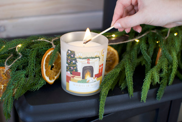 Holiday Hearth Scented Soy Candle