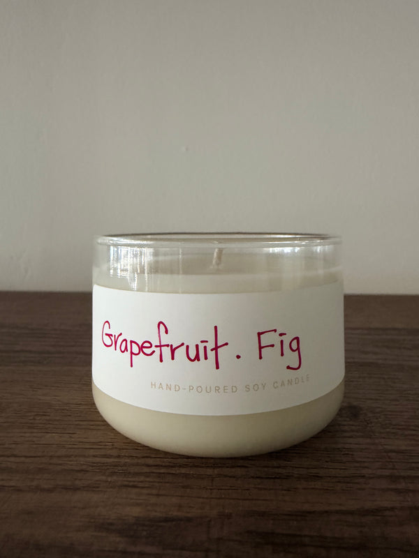 4oz Mini Clear Tumbler Candle