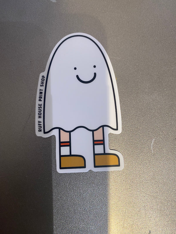 Ghost Friend Vinyl Sticker