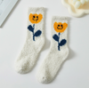 Flower Fuzzy Socks