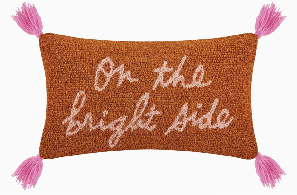 On the Bright Side Hook Pillow