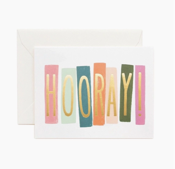 Hooray! Greeting Card