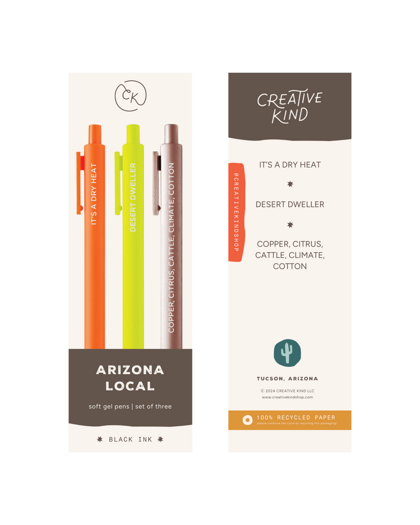 Arizona Local Gel Pen Trio