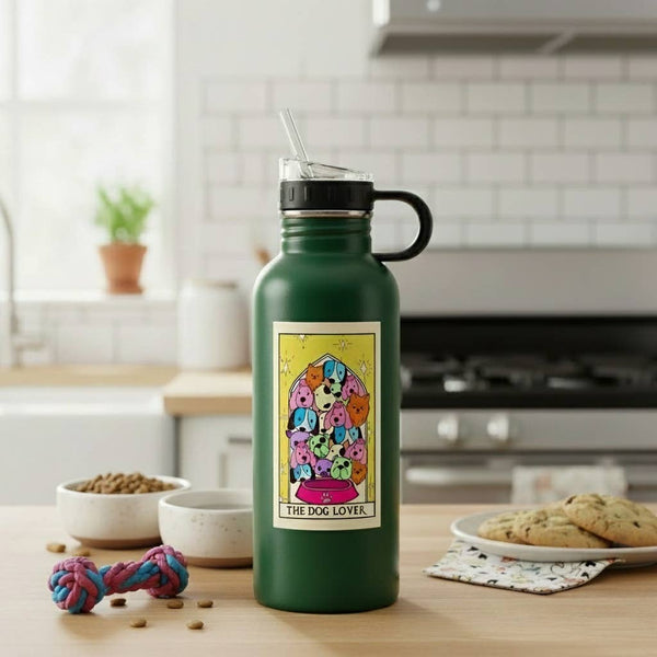 The Dog Lover Tarot Card Sticker