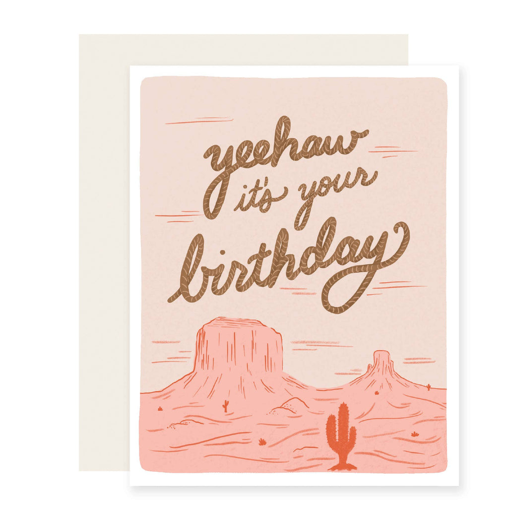 Yeehaw Birthday Card