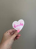 Books Heart 2.5" Sticker