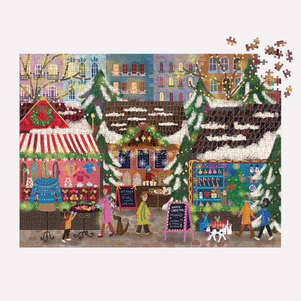 Joy Laforme Merry Market 1000 Piece Foil Puzzle