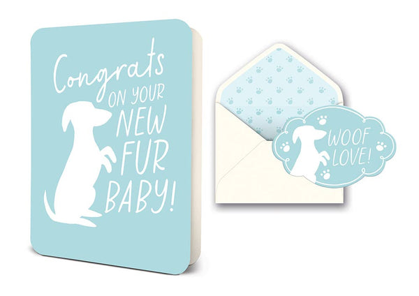 Congratulations on Your New Fur Baby Greeting Card
