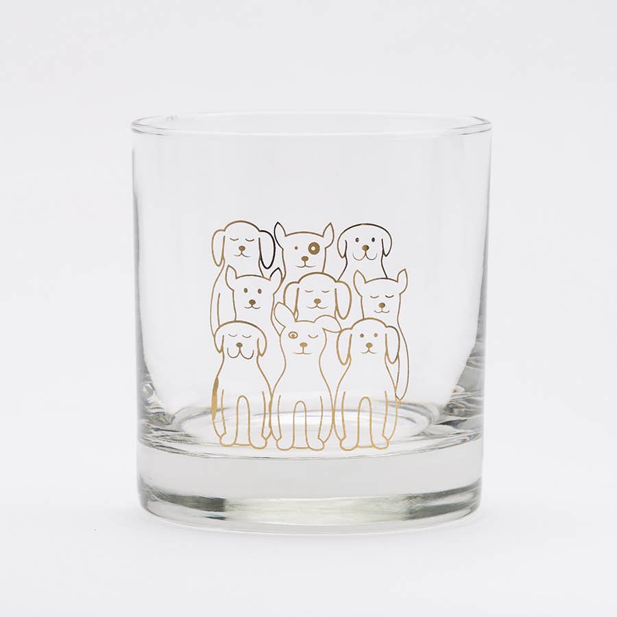 Dog Rocks Glass | Whiskey Glass | Cocktail Glass