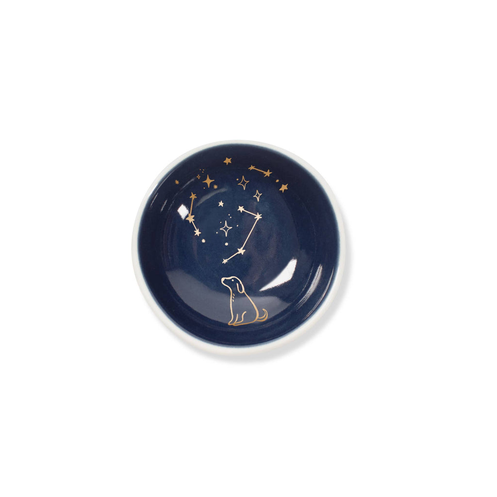 Dog Celestial Rd Trinket Dish Tray