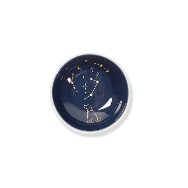 Dog Celestial Rd Trinket Dish Tray