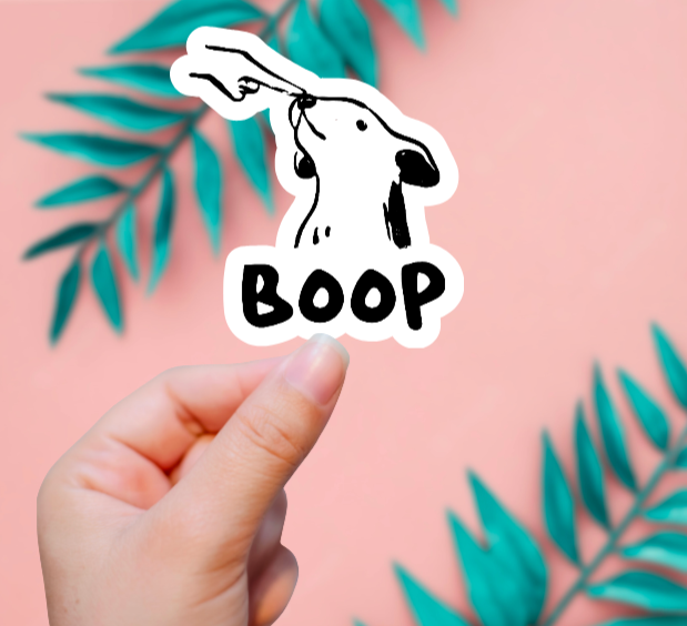Boop Dog Sticker