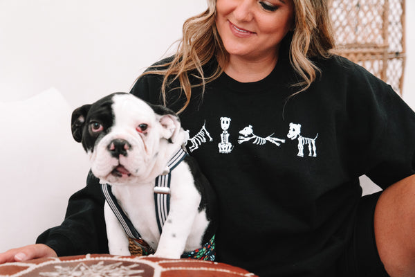 Skeleton Dog Sweatshirt