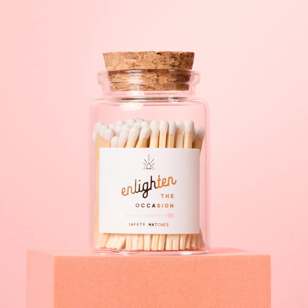 Lux Mini Match Corked Vial with Colored Matchsticks