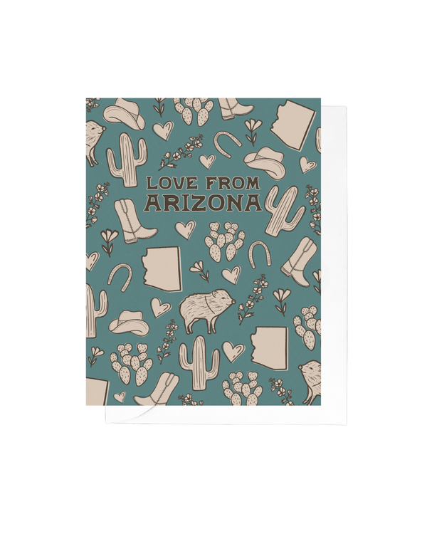 Love From Arizona Greeting Card